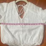 ASTR NWT the Label, Bubble Sleeve Gauze Top, Medium Photo 1