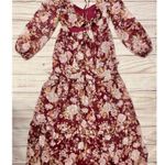 Altar'd State Sailor Floral Maxi Dress in Burgundy Size XXL NWT Photo 6