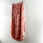 BB Dakota Slit Tie Dye Boho Midi Slip Skirt Pink Small Photo 6