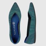 Rothy's Rothy’s Aqua Heather The Point Flats SZ  8 Blue-Green Photo 2