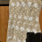 Vintage floral dress by cw dresses‎ size small Tan Photo 4