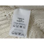 J.Crew  Sweater S Turtleneck Cambridge Cable Fisherman Wool Blend  Aran Photo 8