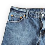 Gap Dark Wash Mid Rise Distressed Ripped Jean Shorts 28 Photo 1