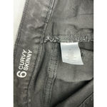 Bold Elements Womans Curvy Skinny Black Jeans 6 Lace Up Side Accent Photo 3