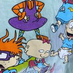 Nickelodeon  Medium Large Rugrats Well Worn Whit Tie Dye Tee Shirt T-Shirt Top Photo 3