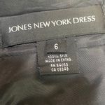 Jones New York Vintage Y2k Silk Dress Halter Neck Beaded Empire Waist Black 6 Photo 9
