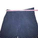 Michael Kors MICHAEL  BLUE WHITE POLKA DOTS PALAZZO CROPPED WIDE‎ LEG PANTS Sz 10 Photo 4