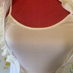 White midi dress with belt size S Photo 7