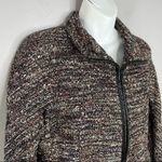 LAFAYETTE 148 Blazer Jacket Womens Size 6 Tweed Wool Colorful Quiet Luxury Chic Black Photo 3
