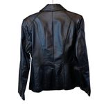 East 5th  Black Genuine Leather Coat Photo 3