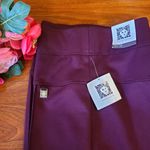 Anne Klein  Maroon High Rise Pants Large Photo 5