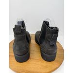 UGG  Chelsea Boots Suede Ankle Pull On Lug Sole Casual Black Size 7 Photo 5