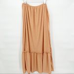 Free People NEW Beach Convertible Wrap Maxi Skirt/Dress XS Orange Photo 3
