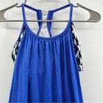 Lululemon Vintage  No Limits Tank in Blue &‎ White Animal Print Sz 6 Photo 1