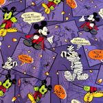 Disney  Mickey Mouse Halloween scrub top Photo 1