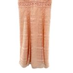 Champagne & Strawberry Jane Choi Lace Flutter Sleeve Midi Dress Women S Pink Photo 2