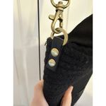 Elizabeth and James Black Corded Handbag/ Shoulder Bag Photo 5