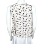 Free People  Tank Top Women Size Small Casual Cut Out Off White Summer Flowy Photo 3