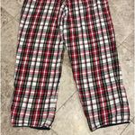 Victoria's Secret Victoria’s Secret Women's Plaid Pajama PJ  Pants Medium Red Black Photo 9