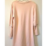 J.Crew Original Cotton Terry Puff-sleeve Sweatshirt Dress Pink Size XS NEW Photo 2