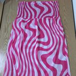 Venus New Women’s Lightweight Swimsuit Cover Up Pink White Size Xs Photo 0