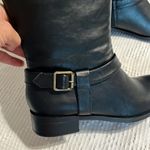 Solanz Full Length Boots Black Tan Zip up Gretchen Winter Dress Womens 7.5 New Photo 6