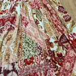 Anthropologie | Boho Floral Smocked Patchwork Slit Side Flowy Maxi Skirt, XS Photo 6