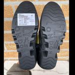 Fly London  Palt Black Antique Silver Leather Lace Up Wedge Shoes 37 /6.5 Photo 4