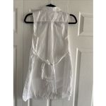 Maeve ‎ Women's 2 Anthropologie White Maxi Long Line Tunic Top Button Clean Girl Photo 4