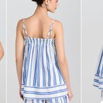 Free People  Striped Blue Pajama Party Tunic Dress Size Small Photo 2