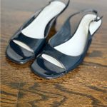 Etienne Aigner Navy Slingback Sandals Photo 3