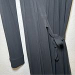 Diane Von Furstenberg  Black Midi Wrap Dress women’s 10 minimal career office Photo 1