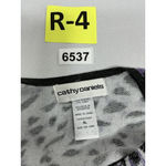 Cathy Daniels Womans Cathy Daniel’s Animal Print Pullover Sweater XL Multicolor Studs Photo 2