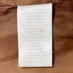 Christopher & Banks Cognac Suede Leather Jacket Size XL Zip Front Crochet Trim Photo 12