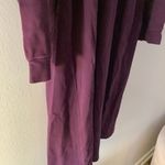 Purple Cotton Cute Dress Size L Photo 4