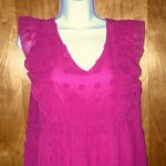 Magenta Barbie Pink Swiss Dot Grace & Lace Dress Size Medium Photo 3