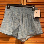 Nike One Dri-Fit Athletic Mid-Rise 3” Brief Lined Blue SpaceDye Shorts Sz S NWT Photo 0