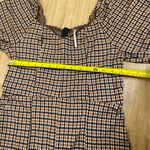 Free People Plaid Jumpsuit in Black and Tan Photo 5