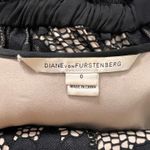 Diane Von Furstenberg Diane Von Furstenburg Black V-Neck Jumpsuit, XXS/US0 Photo 5