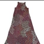 Anne Klein Multicolor Paisley Print Sleeveless High Neck Maxi Dress 8 brunch Photo 1
