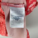 Lands' End  Women's Coral Print Sleeveless Faux Wrap Dress Size M Petite V Neck‎ Photo 3