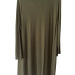 Lou & grey  For LOFT Olive Green Cowl Neck Long Sleeve Dress Sz L NWT Photo 6