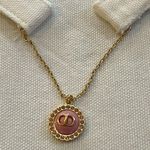 Christian Dior PETIT CD BAROQUE NECKLACE
Gold-Finish Metal, Pink Crystals Photo 5