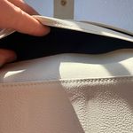 YSL Yves Saint Laurent Vintage Cream Leather Long Wallet Gold Hardware Photo 9