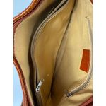 Micro Firenze Leather Hobo Bag Designer Ring Accent‎ Shoulder Bag Brown Photo 9