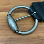 Michael Kors MICHAEL 553687 Black Leather Big Buckle Women’s Belt Size S Photo 8