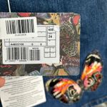 Valentino Jamaica Butterfly Denim Shorts Blue Medium Wash Size‎ 24 NWT Photo 9