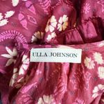Ulla Johnson Arbor Red Embroidered Floral Puff Sleeve Cotton Top Size 0 Photo 6