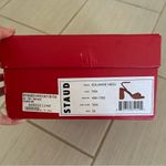 NWT STAUD Solange Tan Snakeskin Heels Size 39 Photo 6