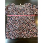 Esprit  Cottage Blouse Womens 6 Ruffle Peasant Prairie Ruching Lightweight Church Photo 6